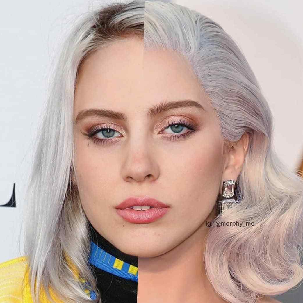 外国网友ps两个长得很像明星的脸合成后毫无违和感