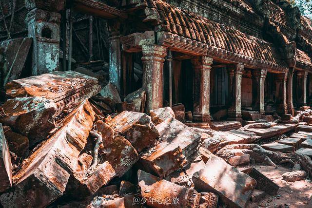柬埔寨一寺庙和古树共生500年，景观独特成好莱坞大片拍摄地