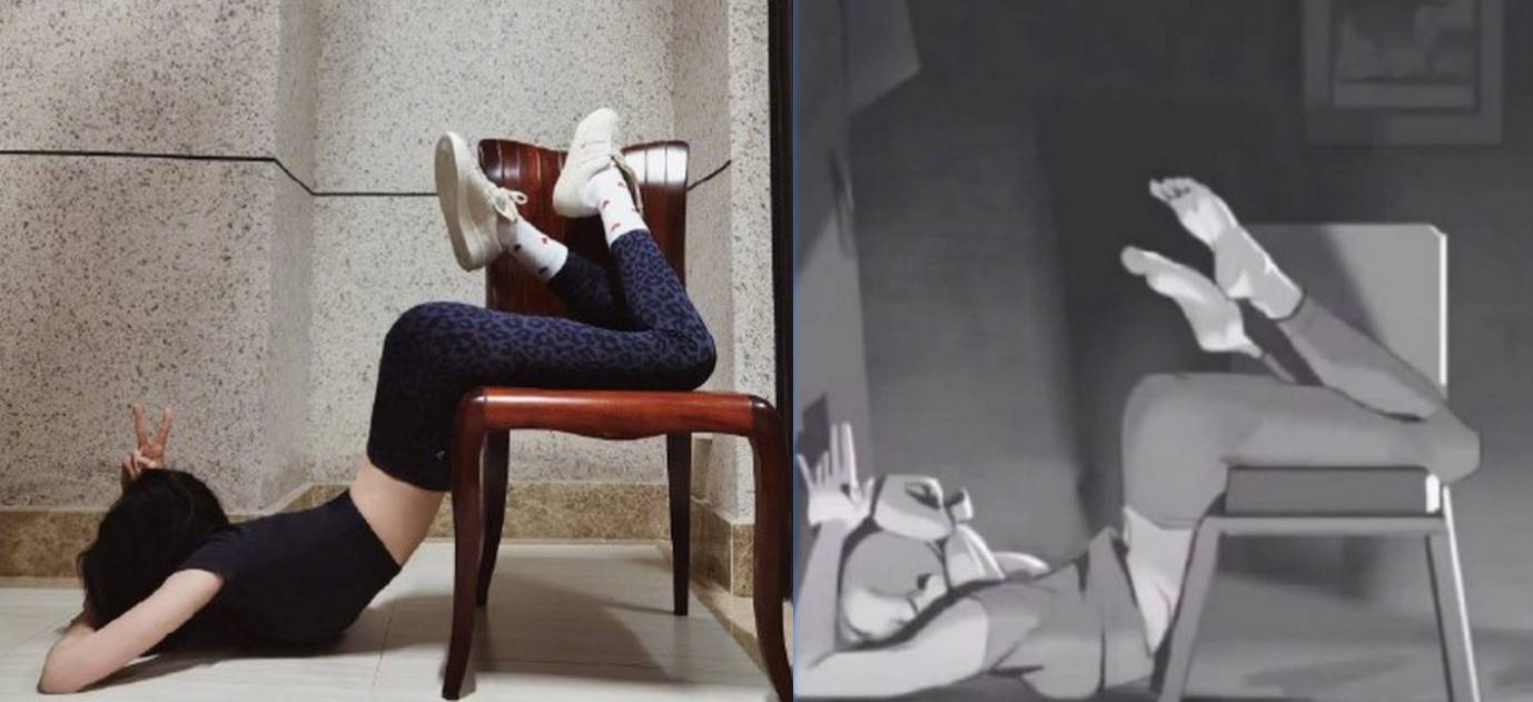 杨幂秀漫画腰，很美，只是她道歉了，可以秀，但这么秀不好