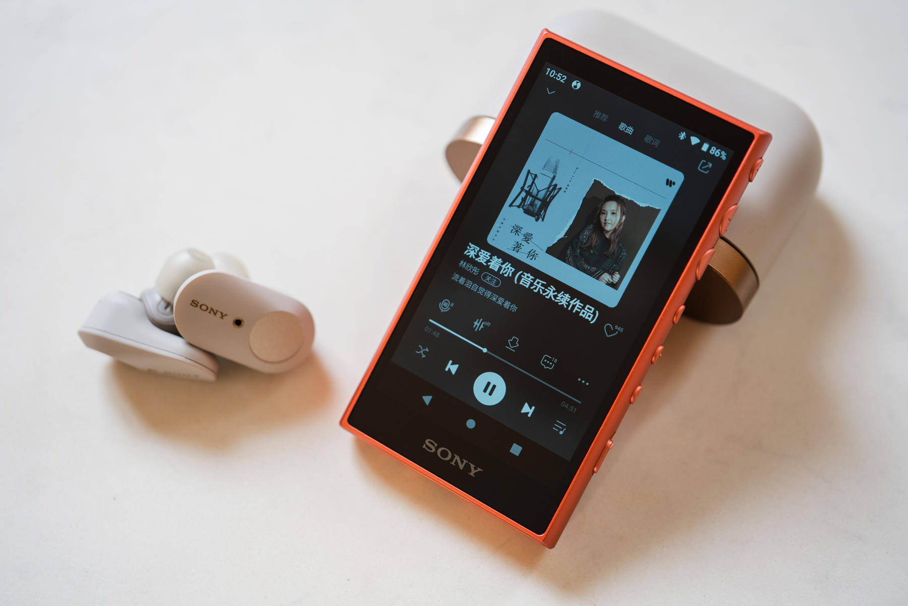 索尼nw-a105 体验:喜欢是,捧在手心的感觉_播放器