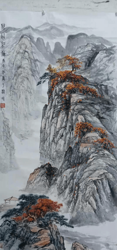 作品欣赏:马伟兴,因为爱好从小就自学画画,几十年来临摹古今中外名师