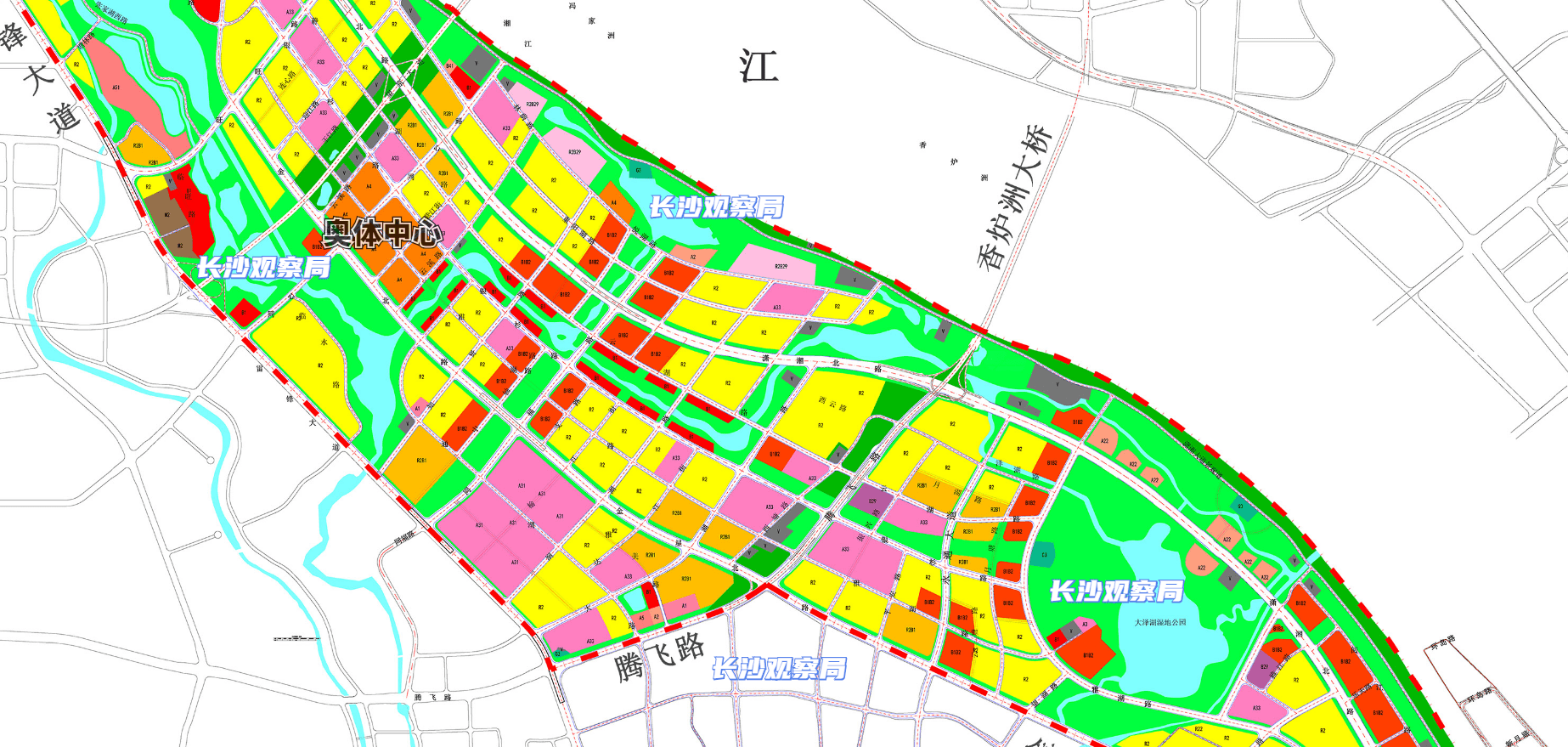望城区大泽湖规划图图片
