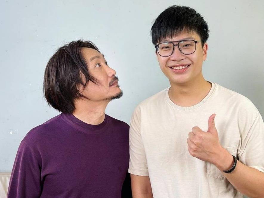 廖启智病逝后俩儿子近况曝光,遗传父母演戏细胞,次子高大帅气_廖文哲