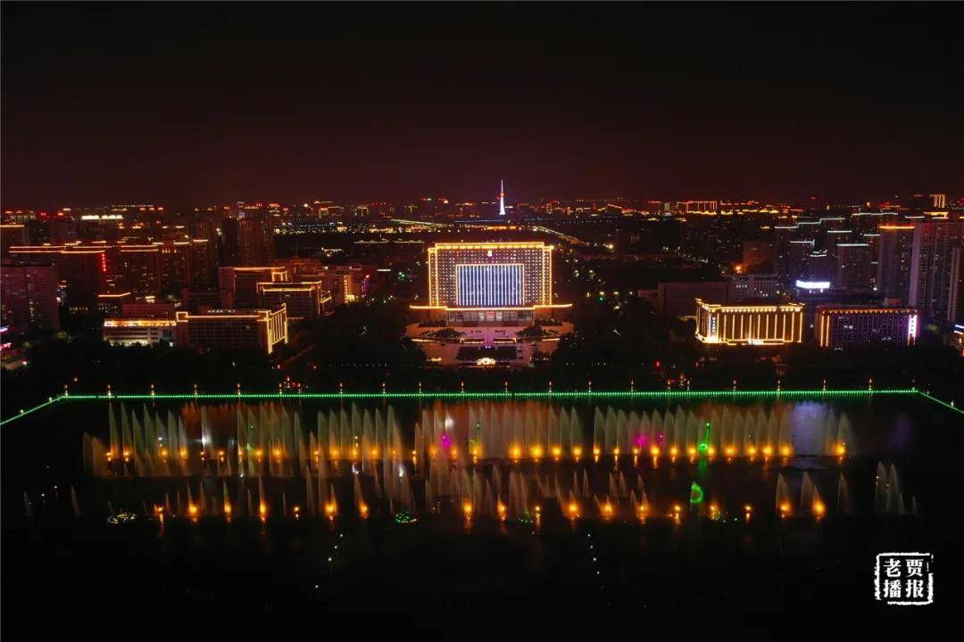 音乐喷泉恢复表演,时间变化.