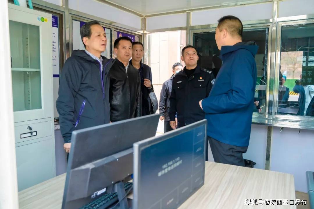 陕西省平安景区创建活动领导小组到陕西壶口景区进行考评验收