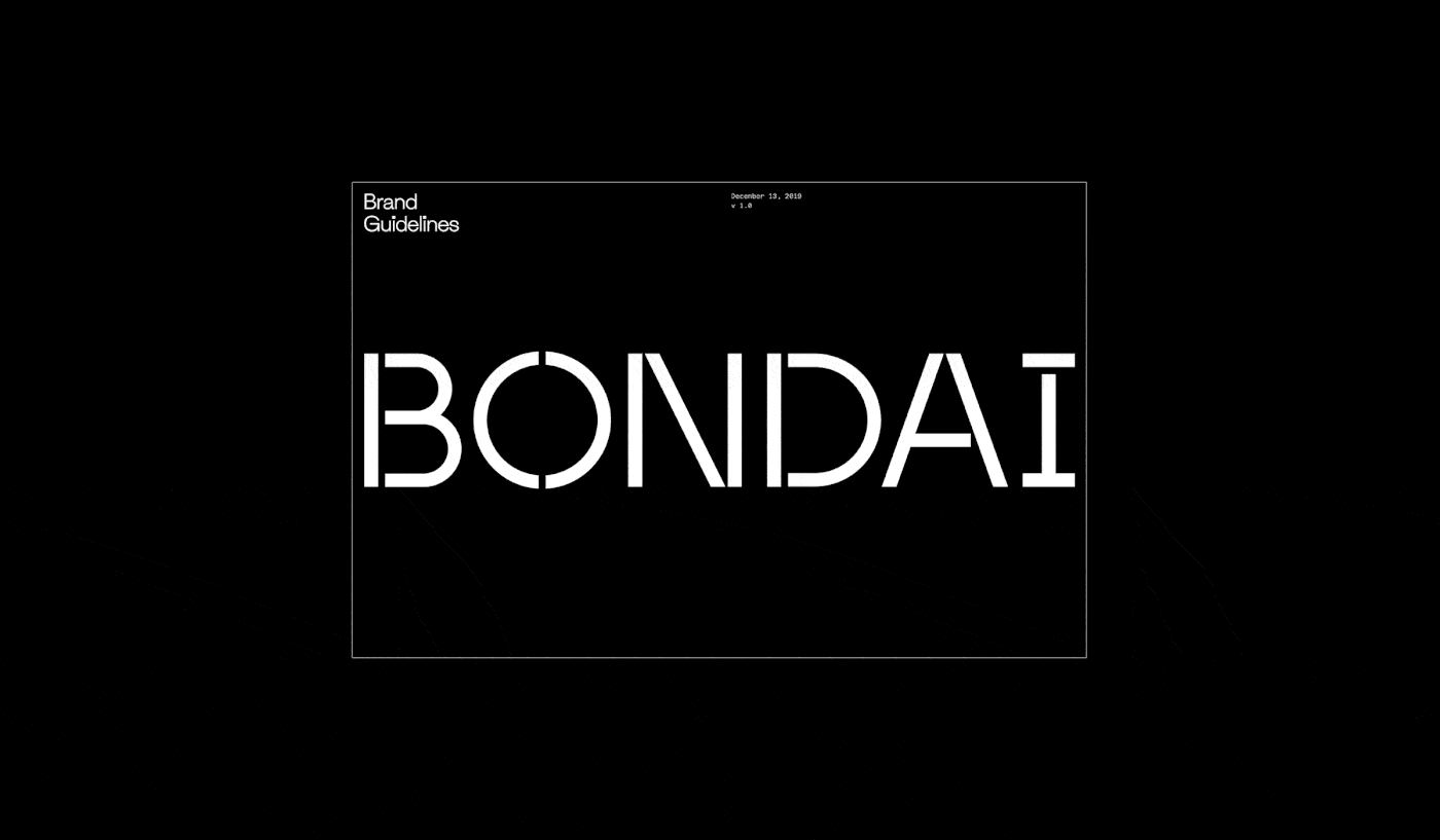 平面设计bondai产品孵化器品牌形象设计