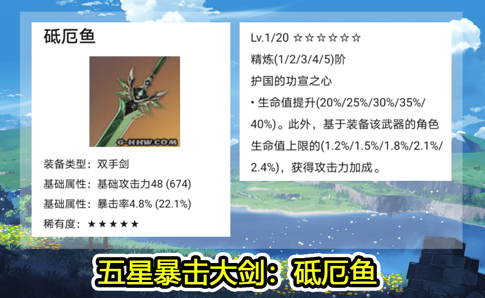 原神:1.5版本深渊情报,两把新的五星大剑登场,宝儿姐实战画面