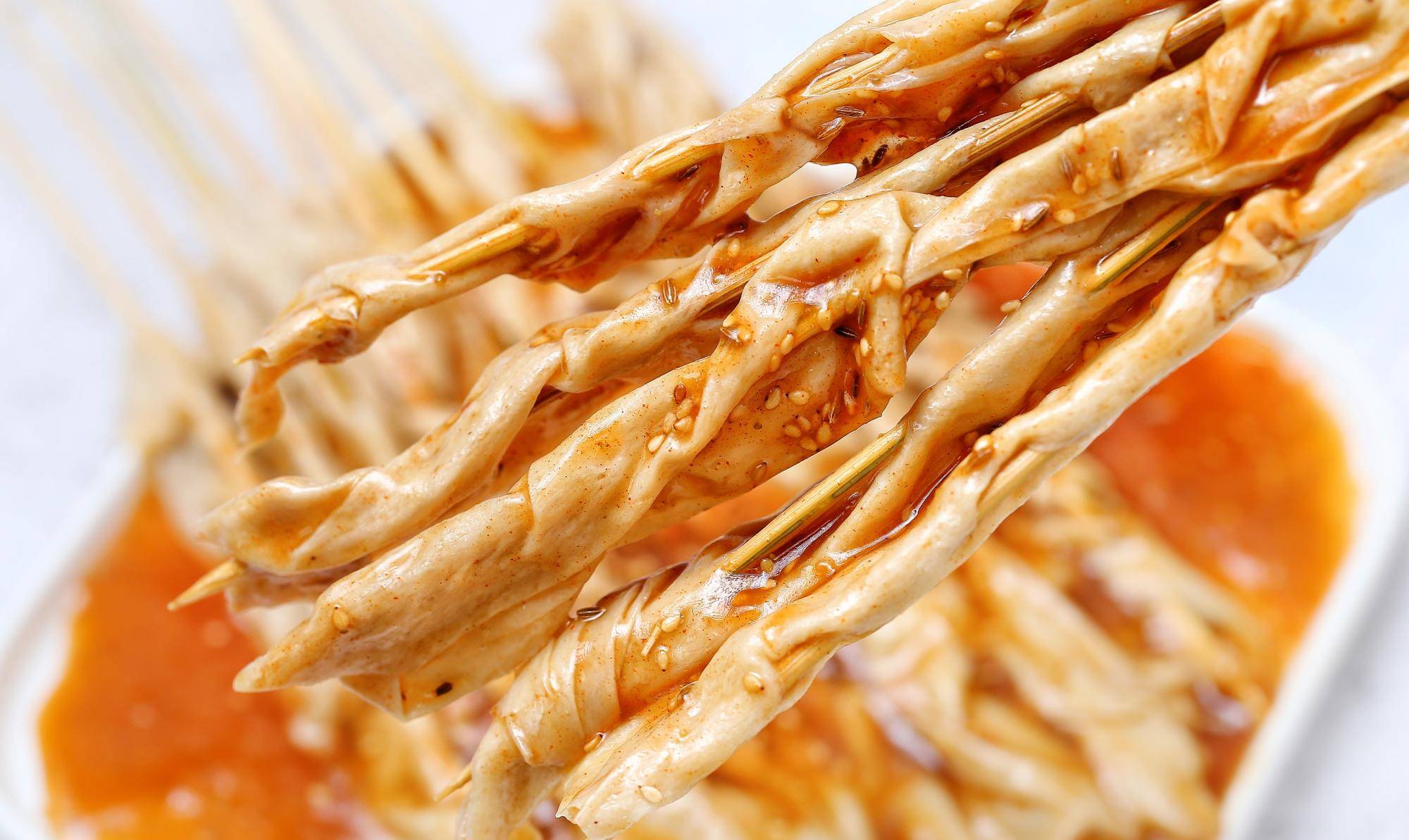 复制儿时味道好吃到让人流泪的涮豆皮在家做成本低又干净卫生