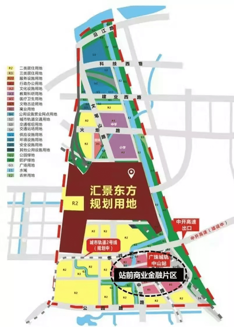 中山岐江新城规划图片