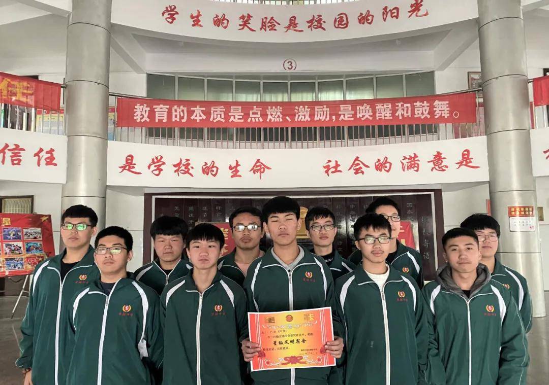 滕州实验高级中学3月份星级文明宿舍展评