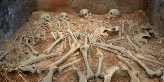 活人殉葬盛行于商朝,在那些权势之人死后,会带走一切生前所享用的事物