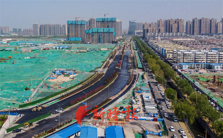 新改建的济南历黄路有模样了北跨小清河南连北园高架