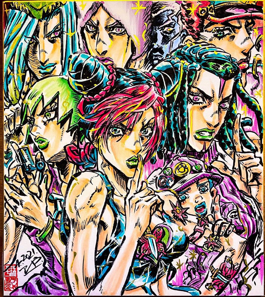 《jojo的奇妙冒險》tv動畫第六部《石之海》確定製作!