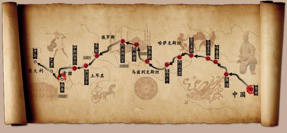 小科普【丝绸之路】丝绸之路简称丝路,是指西汉时张骞出使西域开辟的