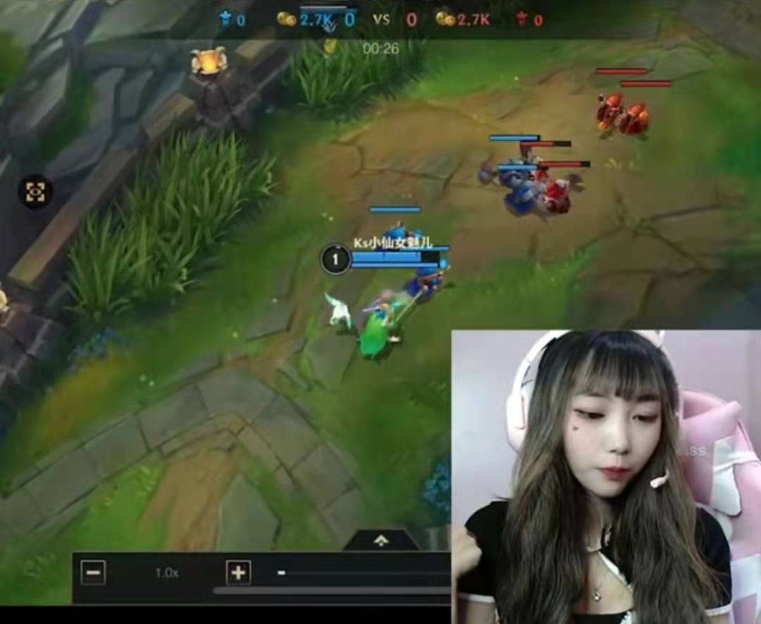 最美手游主播展现灵活操作!_英雄联盟