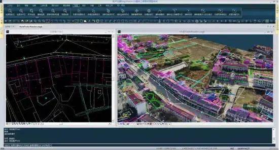 航天远景的的倾斜测图模块mm3d, 在高精度三维模型的基础上采集二维
