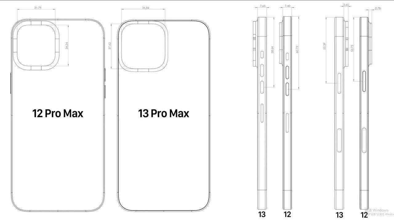 系列|awsl，iPhone 13系列高清渲染图：大眼睛对角双摄