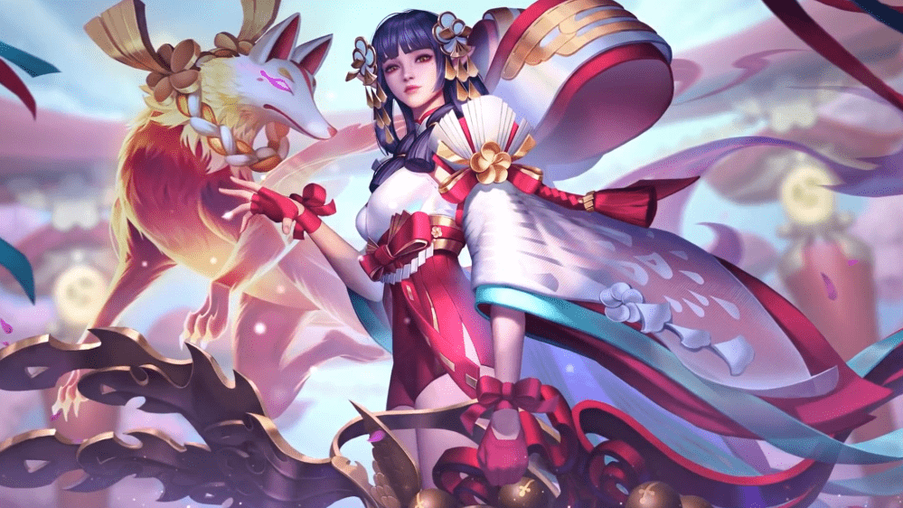 原创王者荣耀 国际版伽罗新皮肤上线 金色狐狸的特效你喜欢吗