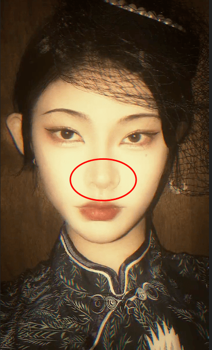 原创网红西红柿晒美照p图技术高超p出新高度无奈鼻子突兀被质疑整容