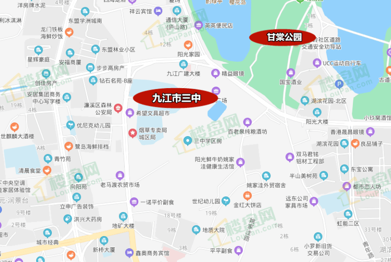九江市三中旁拟出让一宗住宅用地!面积约8674!