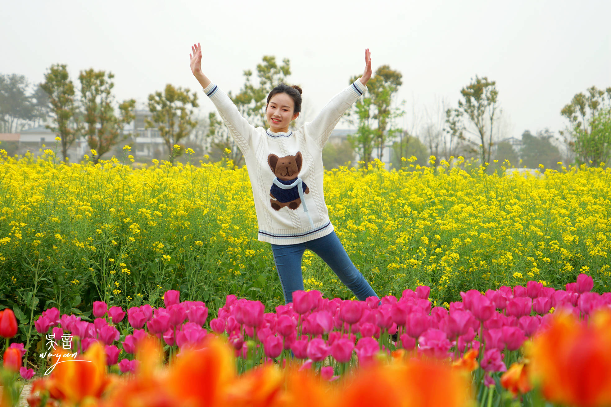 盘点武汉黄陂踏青赏花祈福网红景点,花花世界,心花怒放_吴言