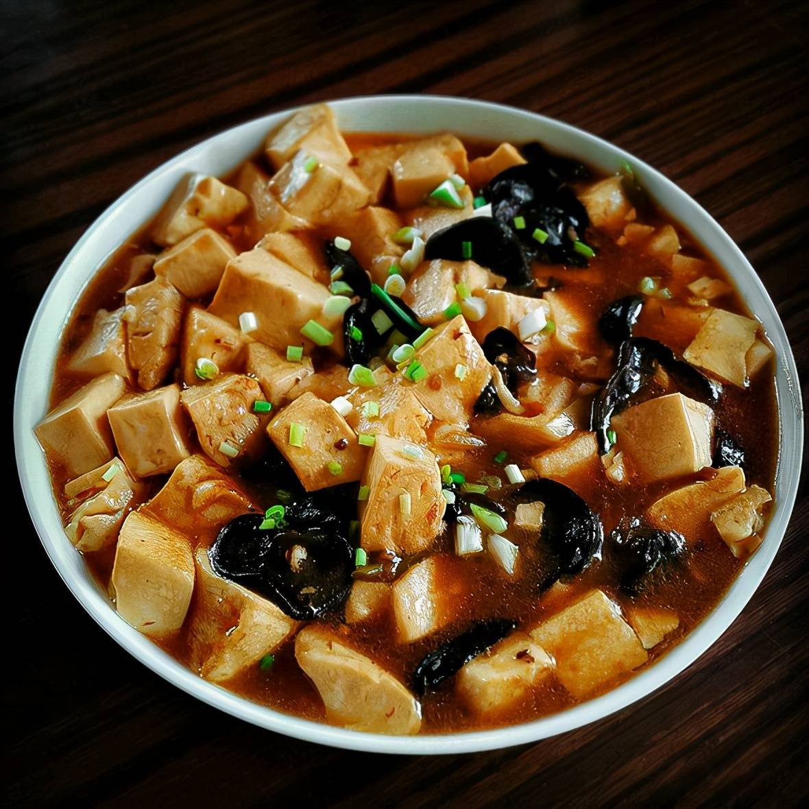 糖友菜谱黑木耳炖豆腐