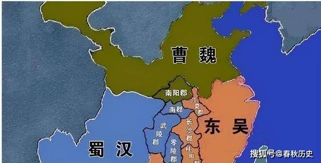 三国时期的荆州地图