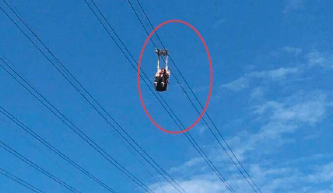 风险旅游隐患大重庆女子高空索道坠落身亡拍宣传片不慎掉落