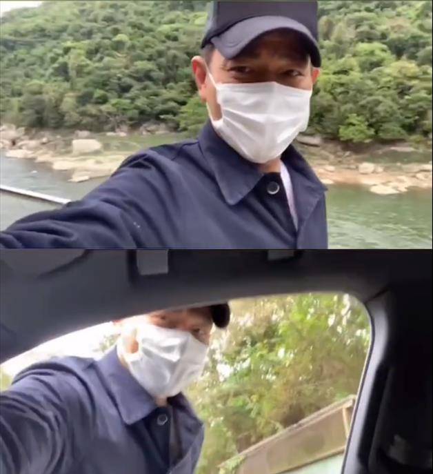刘德华晒自驾游视频自拍眼角鱼尾纹明显全程没被游客发现