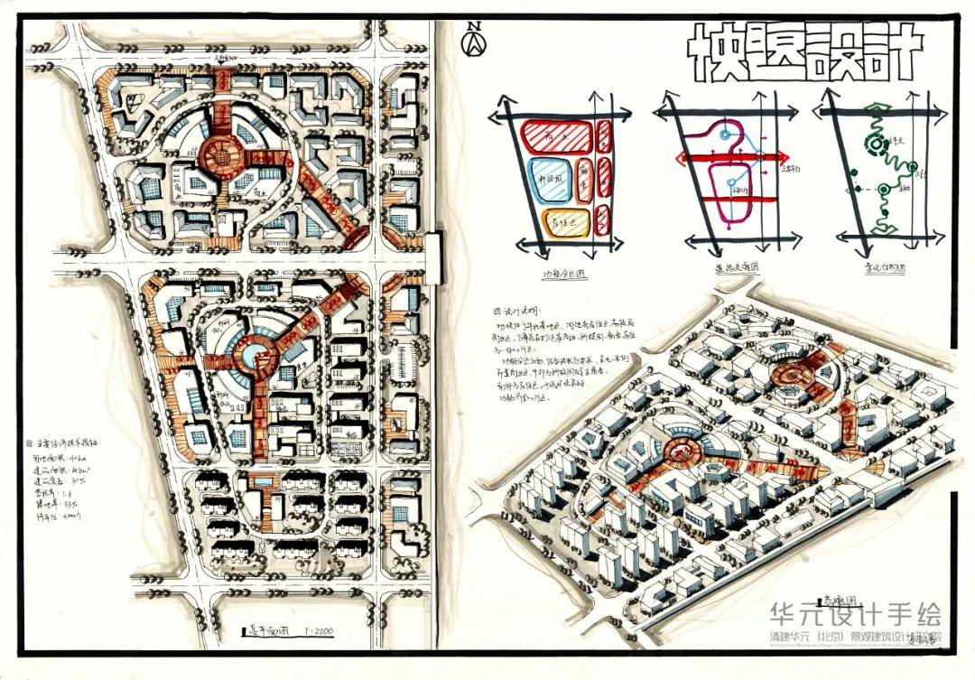 部分學員快題展示任務書城市中心區規劃設計清華大學初試真題06紙 張