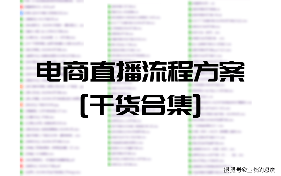 電商直播運營流程主播話術管理步驟內容腳本策劃營銷方案工作計劃