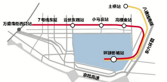 4條地鐵,其中7號線,八通線已開通,102線,s6線正在規劃中.