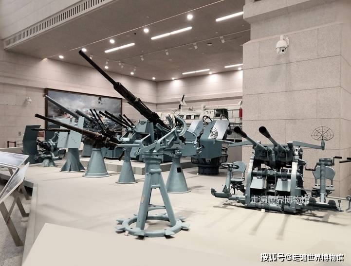 军事博物馆看展中外海军武器装备各式舰炮水雷令人大开眼界