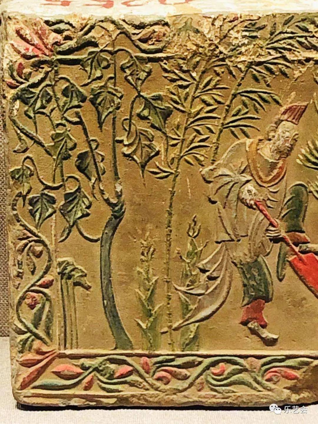 刘海龙分享河南博物院邓州南朝彩色画像砖系列之一