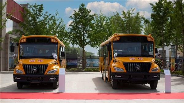 一如冀往守护孩童出行福田欧辉新一代健康校车保定上市