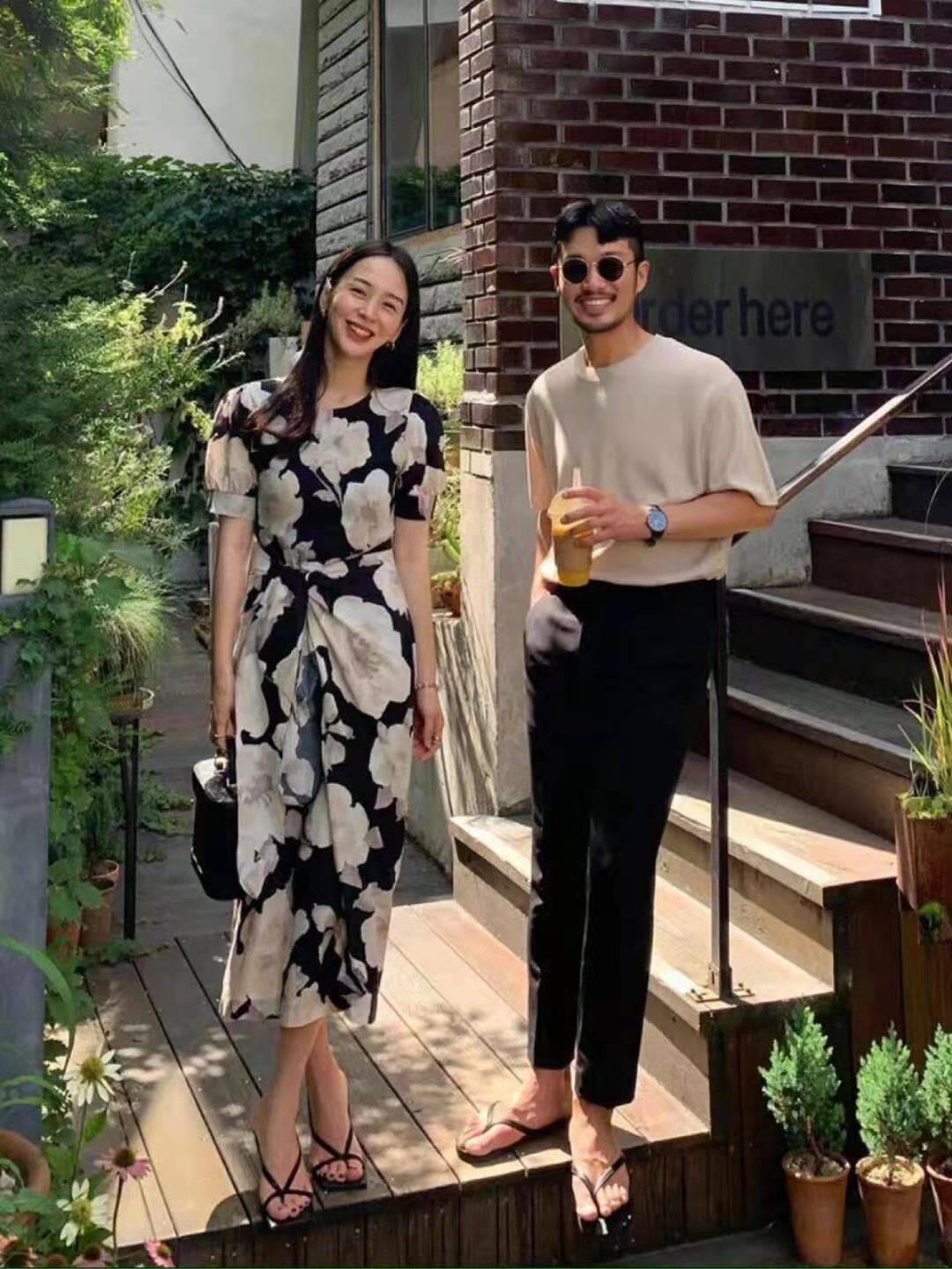这对韩国情侣穿得太甜了！回头率超高的情侣装，看了就想恋爱_颜色