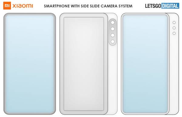 摄像头|小米申请侧滑盖手机设计专利：左滑相机、右滑屏幕
