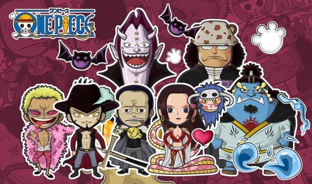 海贼王 七武海和四皇互相看着不顺眼 尤其是这两个七武海很嚣张 月光莫利亚