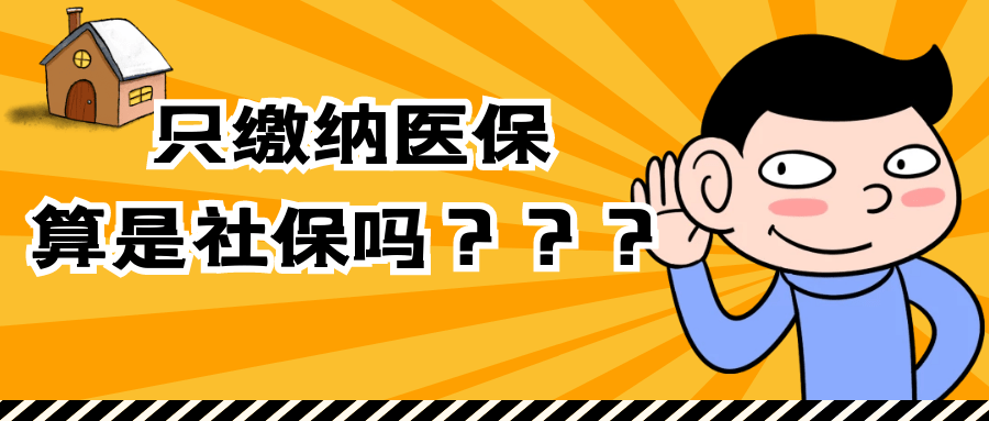 個人繳納社保,只繳納了醫保算社保嗎?