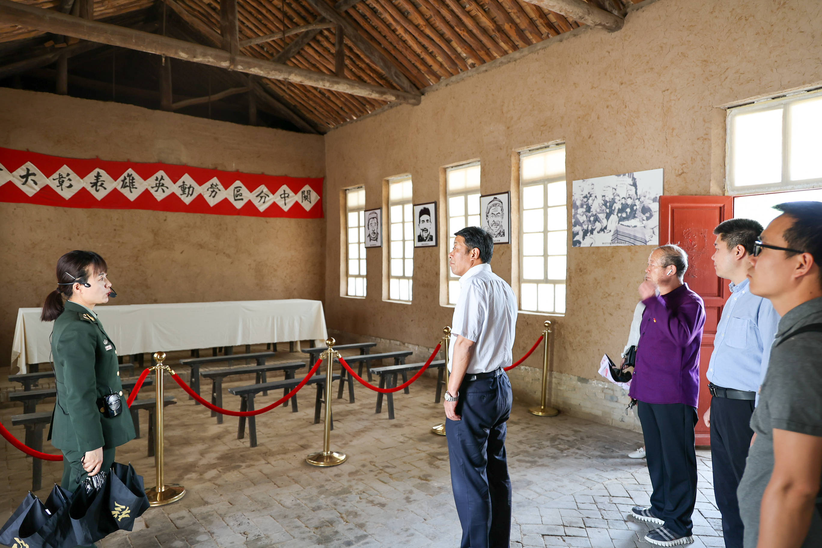 圖/參觀馬欄革命紀念館下午,全體學員來到馬欄革命舊址,瞻仰馬欄革命