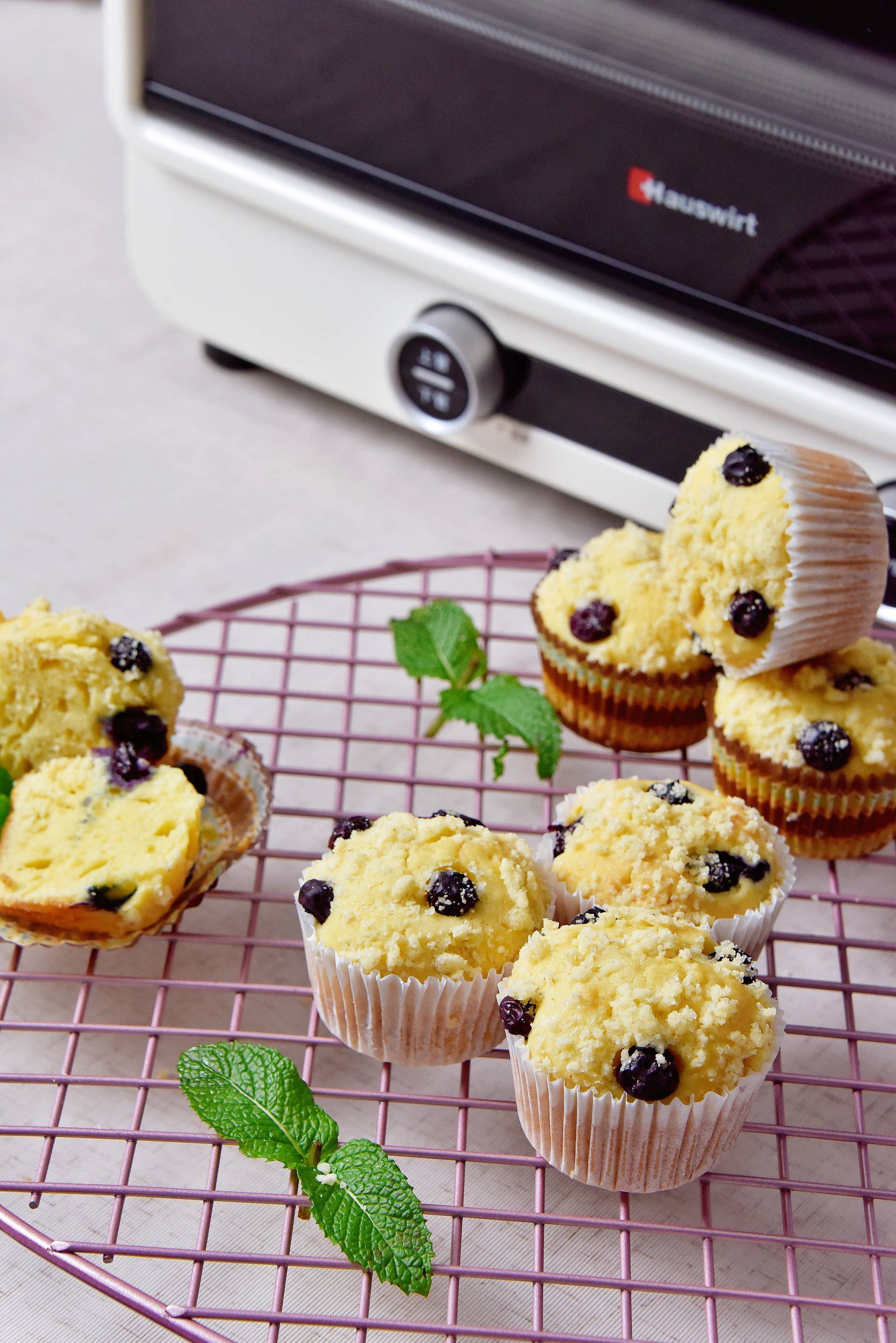 金顶爆浆蓝莓麦芬