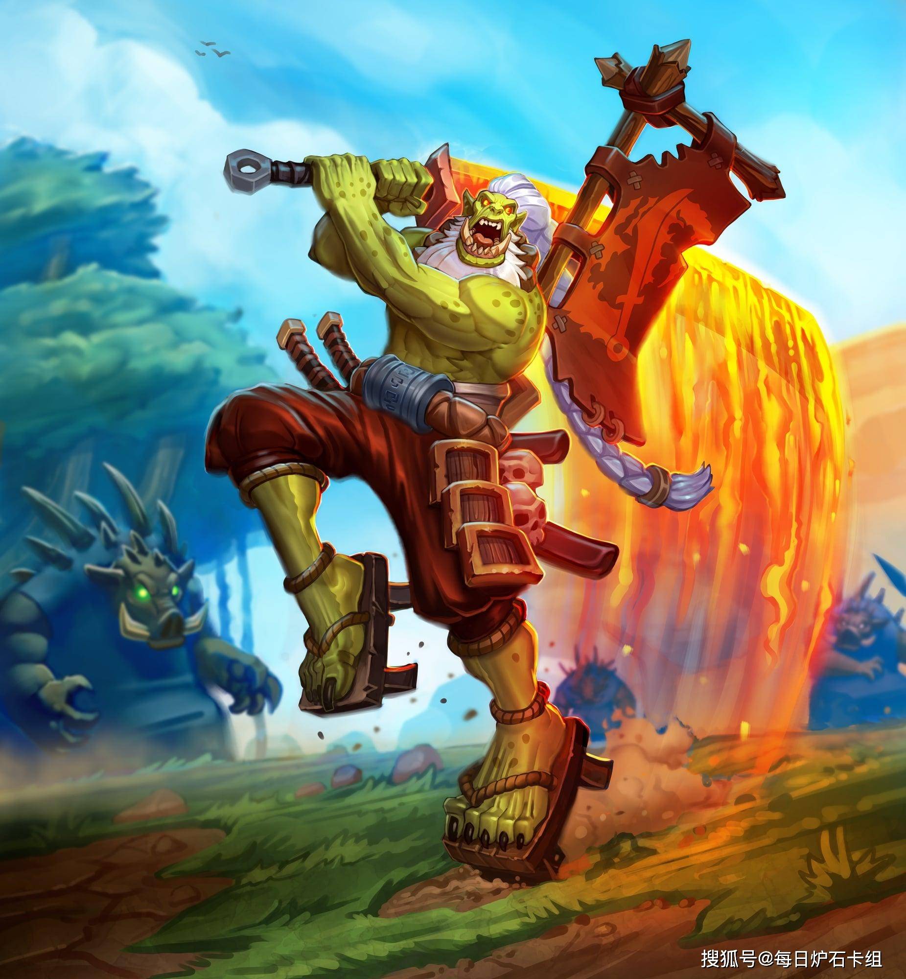 炉石传说外服流行风尚全员恩佐斯之牧师