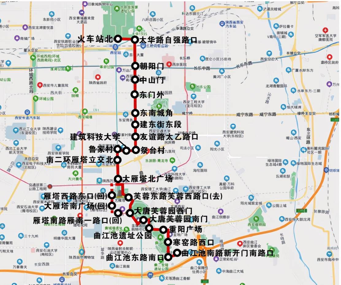 西安920公交车线路图图片