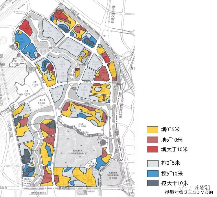 室外主题乐园土方量BIM解决方案
