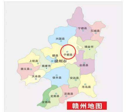 江西省一个县,人口超100万,号称"六县之母!_于都