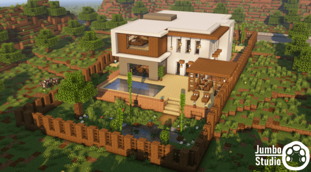 原创耗费数亿方块!《我的世界》不敢高攀的豪宅 建好了不敢住 供着