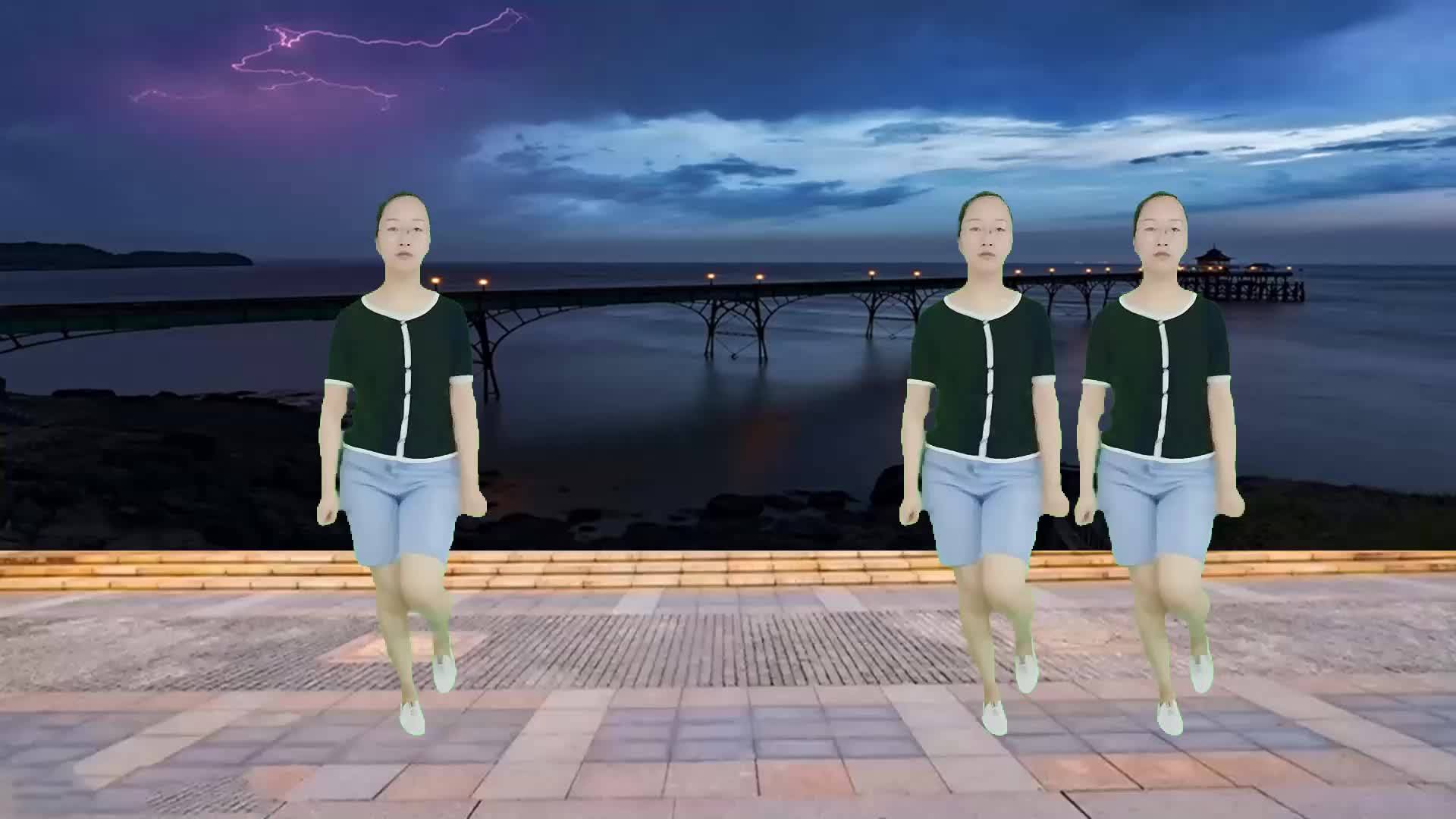 动感广场舞《闯码头》听得豪迈,跳得带劲,简单易学