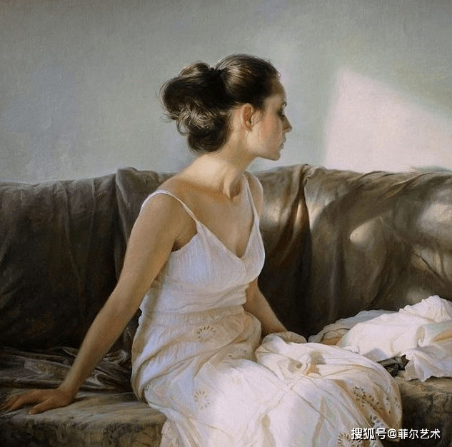 49岁画家笔下的少女人体油画,展现出人体艺术的极限美感