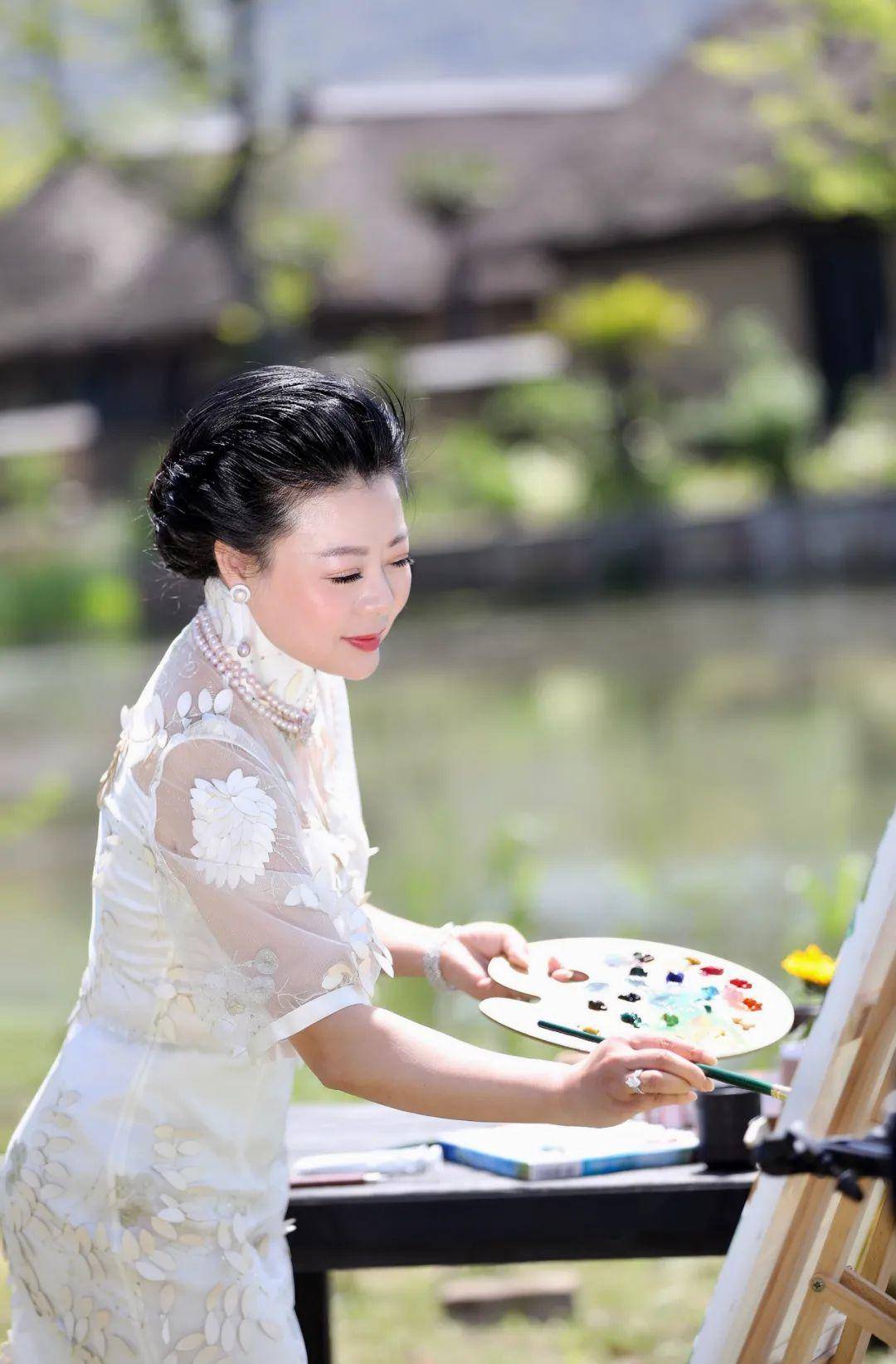 郑蓉蓉绘画,陶艺作品赏析_艺术