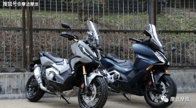 豪华级大绵羊 21本田forza和xadv 750实车对比 Mm